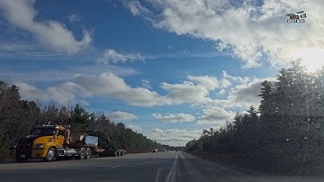 Nova Scotia Tree for Boston on Highway 103 (Dashcam)