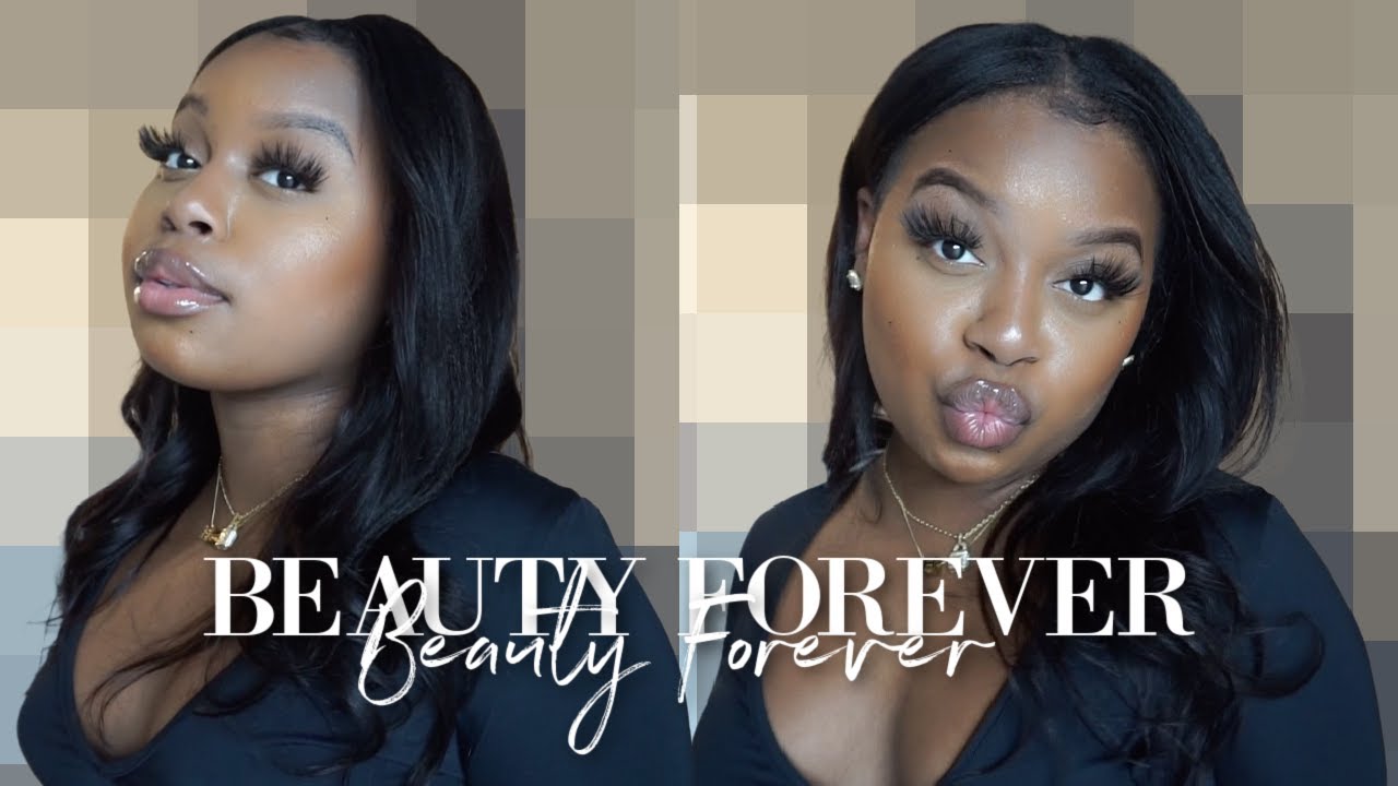 V-PART WIG SLAY! FT. BEAUTY FOREVER HAIR - YouTube