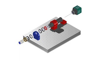 Benchtop mesoSPIM detection arm assembly (exploded view)