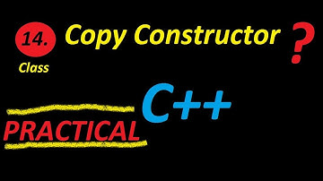 COPY CONSTRUCTOR IN C++[IN  HINDI]WITH PRACTICAL .