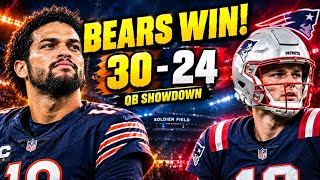 Bears Beat Patriots 30-24! Caleb Williams Wins the QB Battle