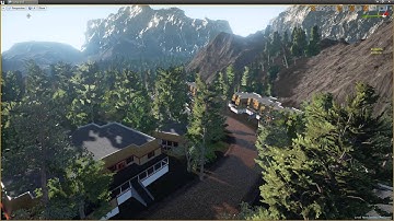 Unreal Engine 4: City Block Generator - Fly Through