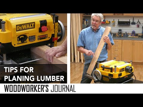 Tips for Planing Wood with the DeWalt DW735x Planer