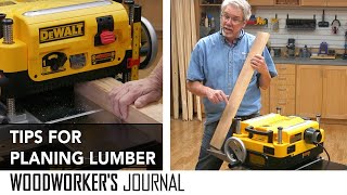 Tips for Planing Wood with the DeWalt DW735x Planer