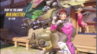 D.va Potg playing catch with Rein xD