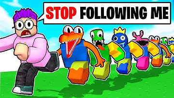 Can We Make 9,000,000,000 RAINBOW FRIENDS In ROBLOX NOOB TRAIN!? (FUNNY ROBLOX GAME!)