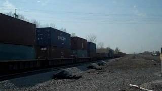 CSX 49 Leads Intermodal at Pine Junction