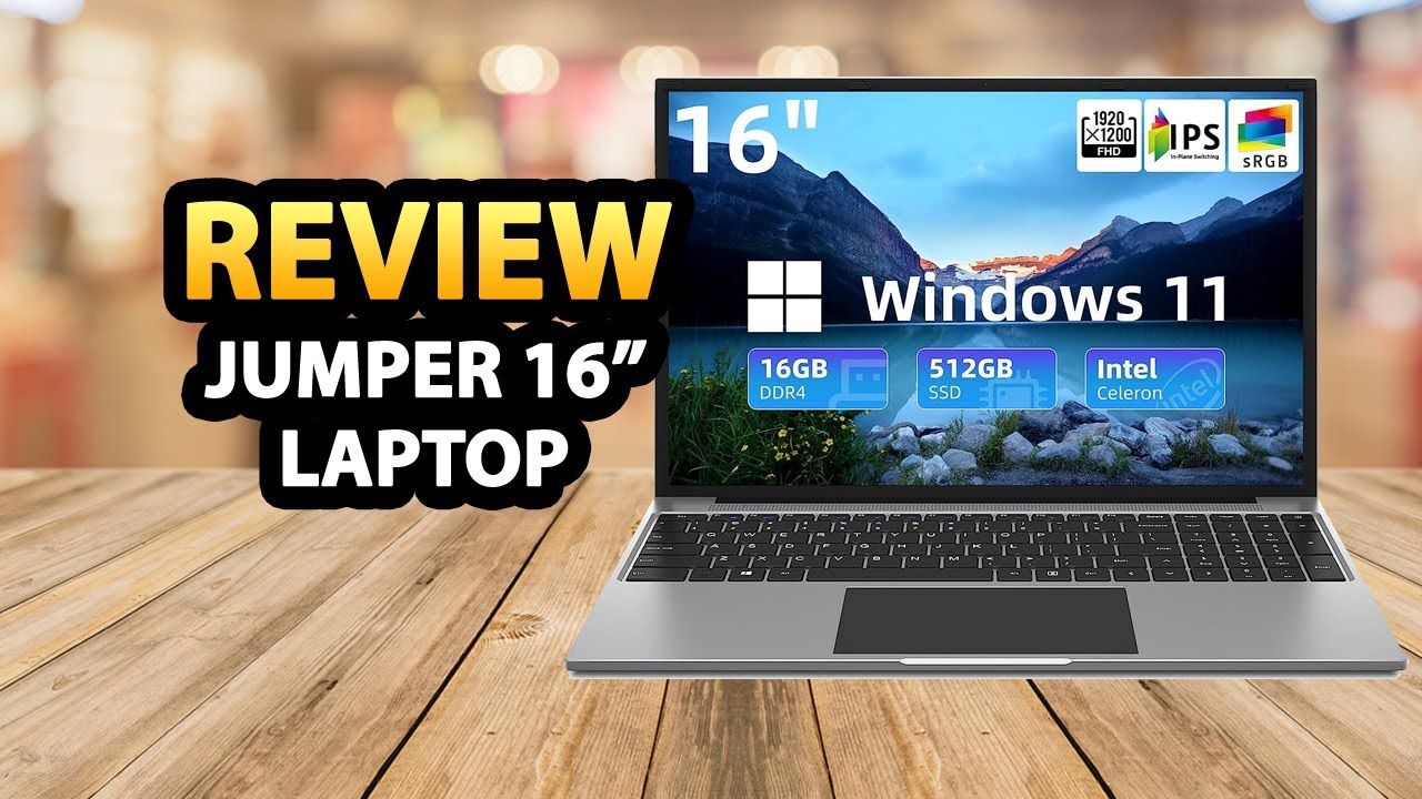 Jumper 16 Laptop (EZbook S5 MAX), 16GB Ram, 512GB SSD, N5095 CPU ✓ Review  
