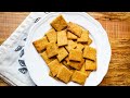 EASY Homemade Crackers in 5 Minutes | Crunchy, Healthy, & Simple