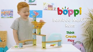 boppi Wooden Eco-Friendly Marble Run - Starter