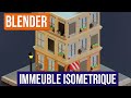 Blender 32   un immeuble isometrique accessible  tous 