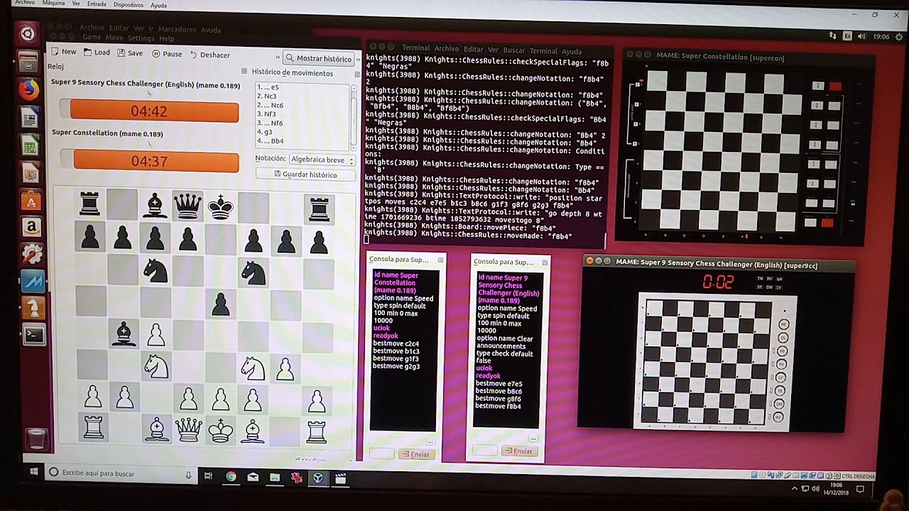 mame-chessengine Fidelity Super 9 /  Novag Super Constellation