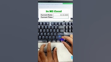 Insert Current Date & Time Instantly in Excel | This Shortcut Will Blow Your Mind! #ExcelTips #trick