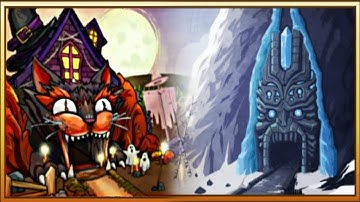 Haunted Harvest VS Frozen Shadows Temple Run 2 YaHruDv