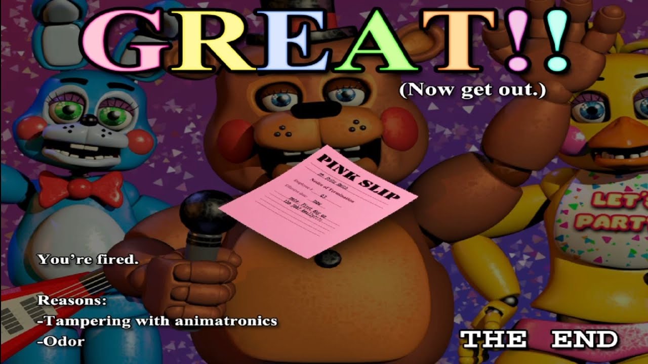 FNAF 2 10/20 MODE COMPLETED AND "YOU TAMPERED" TROPHY ON PS4!!!!