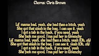 Chris Brown - Bad Than A Beach Ft Tory Lanez (lyrics)