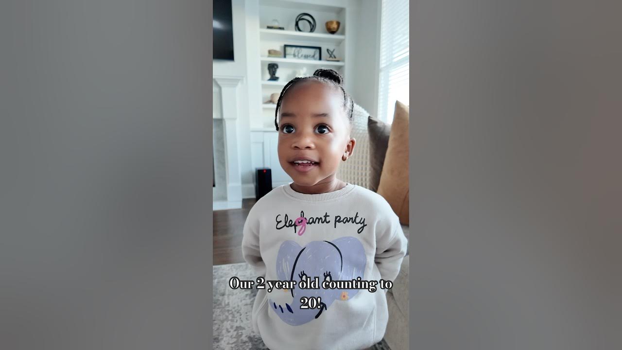 2YearOld Toddler Counts from 1 to 20! 🧠 Early Learning Milestones