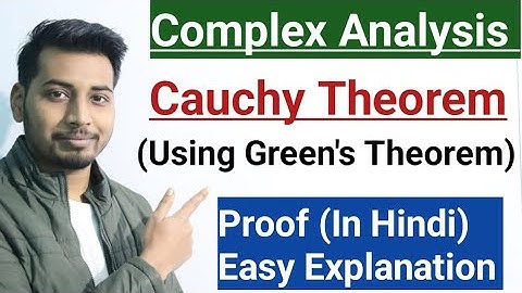 Cauchy Theorem | Cauchy theorem using Green