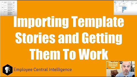 Importing SAP SuccessFactors People Analytics Template Stories and Getting Them To Work