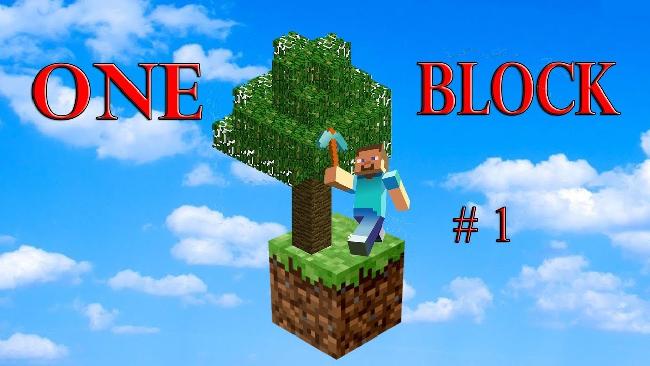 live minecraft one block seriesl ep 01 l - YouTube