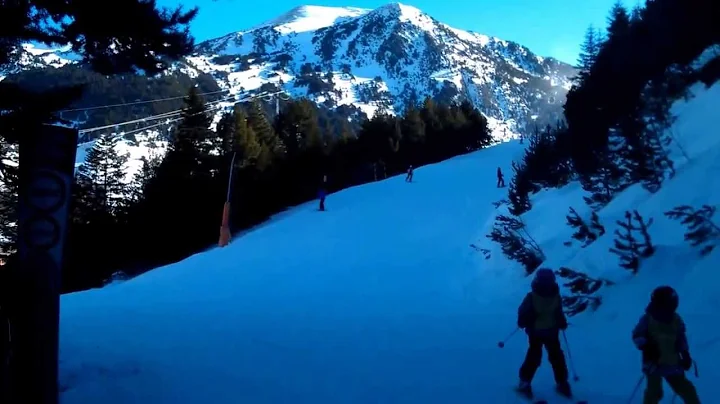 Skiing from Soldeu to El Tarter