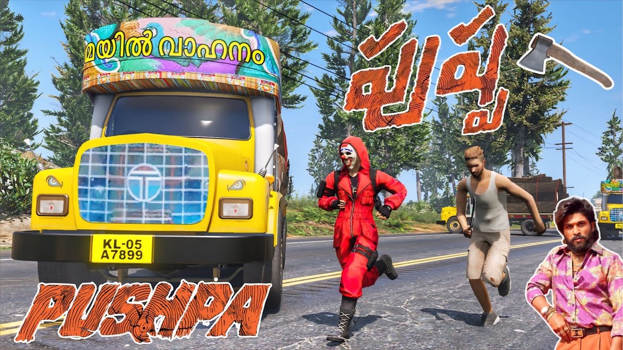 Adam Became Pushpa Short Film | Freefire | Gta 5 In Telugu