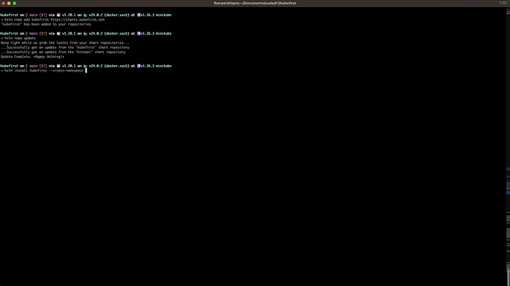 kubefirst UI Installation using Helm install