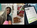 vlog: a productive day in my life | healthy habits, new install, completing assignments, etc.