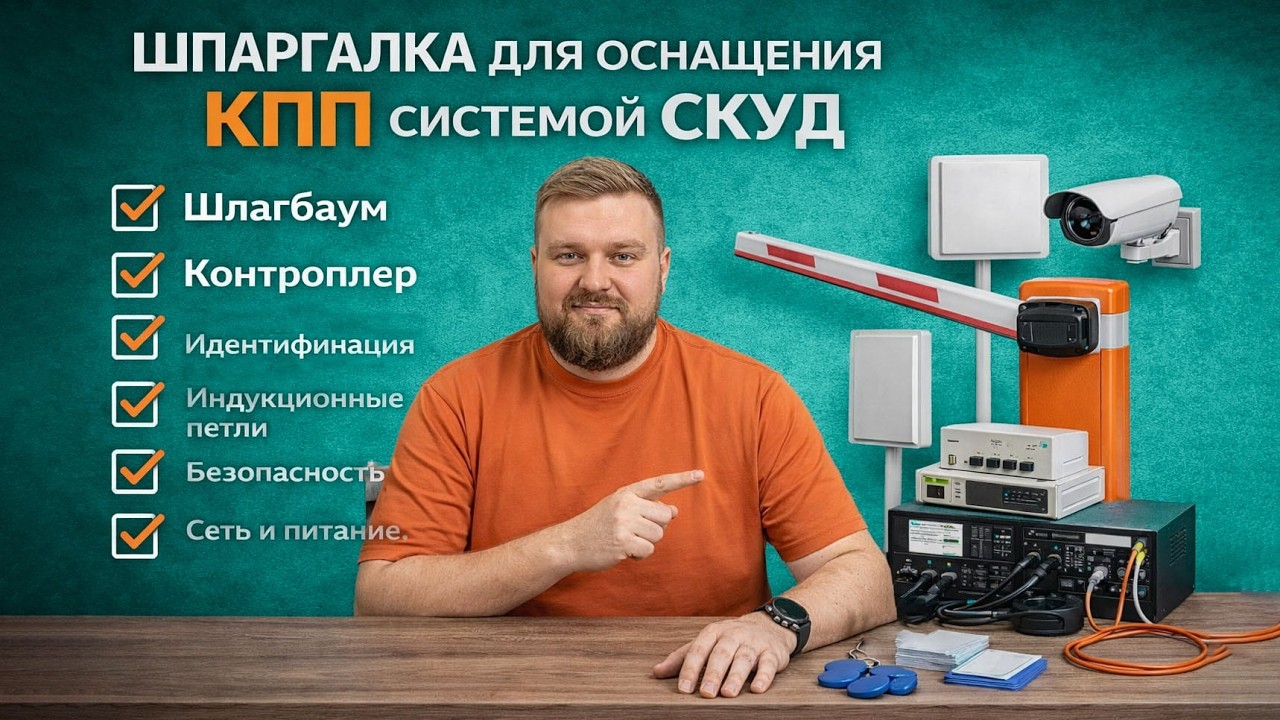 Шпаргалка для оснащения КПП системой СКУД