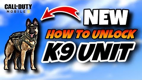 HOW TO UNLOCK NEW K9 UNIT IN COD MOBILE !! *STAY TUNED PROBLEM *