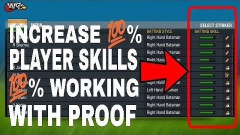 Wcc2 increase player skills [NO ROOT]