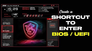 How To Create A Shortcut To Enter BIOS Settings In Windows 11/ 10