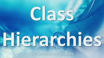 Class Hierarchies ( A Tour of C++: Abstraction Mechanisms )