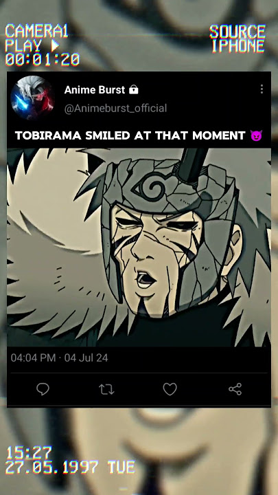 Tobirama Smiled At That Moment 😈 || #shorts #shortvideo #naruto #narutoshippuden #sasuke #viral