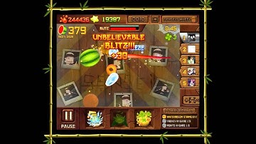 RECORD - Fruit ninja Frenzy FACEBOOK 2168 points| NO HACK OF ANY KIND |
