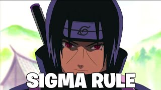 Sigma Male grindest Itachi | Sigma rule anime Resimi