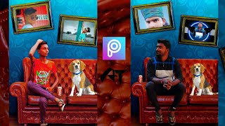 PicsArt Frame Photo Editing || PicsArt Editing New Style - ATbleßß Edit🔥 screenshot 2