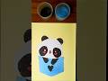 Satisfying sand ASMR , sand painting cute panda #sandart #sandasmr #sandpainting #satisfying #short