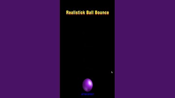 Realistic ball bounce animation After Effect 01