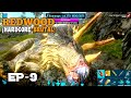 Ark mobile taming triceratops and building a basehouse ep  09  hardcorebrutal survival series