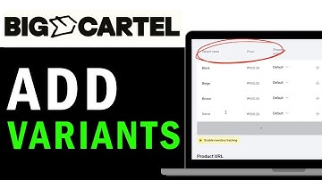 How to Add Variants on Big Cartel 2025 (EASY GUIDE)