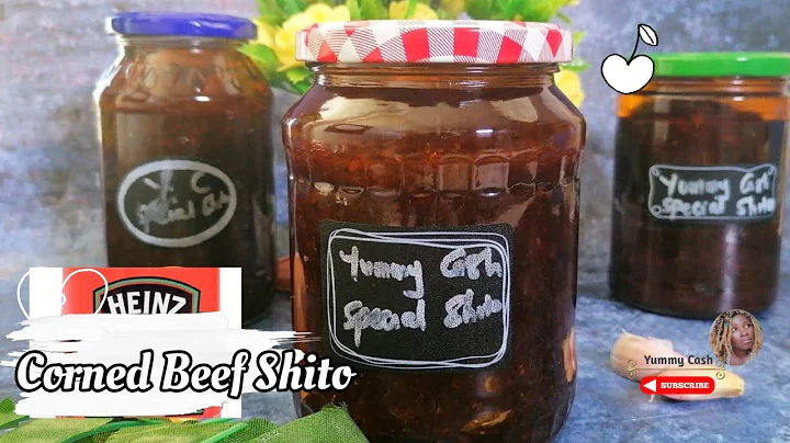 How to prepare Authentic Ghana Shito Recipe with Corned Beef | black chilli oil