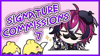 ZATSU & SIGNATURE COMMISSIONS 7【NIJISANJI EN | Doppio Dropscythe】