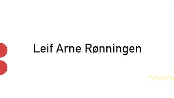 MCT4046 Sonification and Sound Design Seminar Series: Leif Arne Rønningen