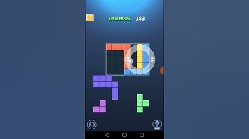 Block Puzzle King Spin Mode Level 183 Walkthrough Solution
