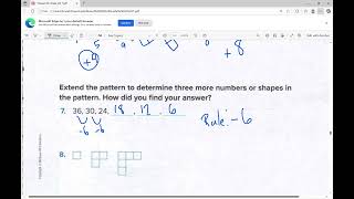 5-4 Patterns and Sequence Reveal 4th Grade