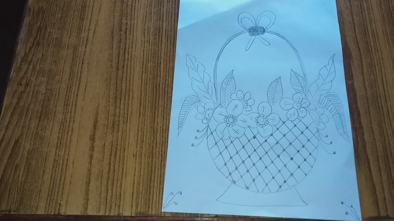 How to make a flower step by step |flowee drawing lesson - YouTube