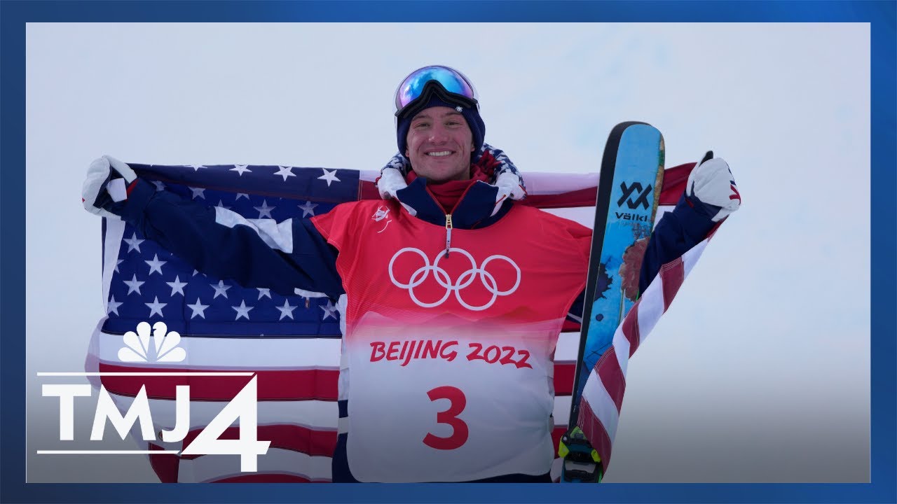 Halfpipe skier Alex Ferreira practices one trick 100 times before competition