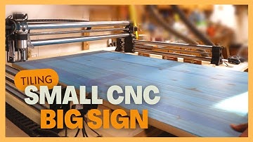 Magic of Tiling BIG Signs With a Small CNC - VCarve / Onefinity CNC