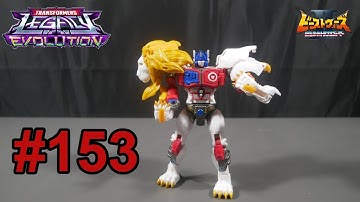 Transformers Legacy Evolution Voyager Class Beast Wars II Universe Leo Prime Review 153